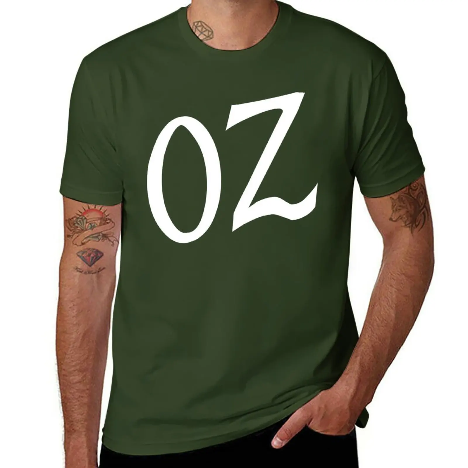 Oz T-Shirt Aesthetic clothing summer top oversizeds mens cotton t shirts