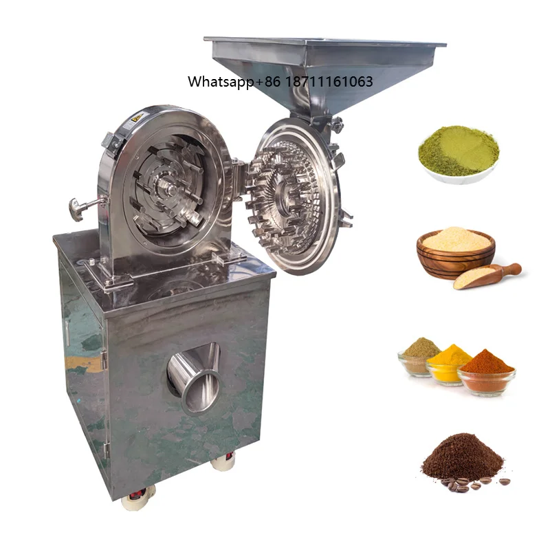 High Speed Impact Pulverizer Commercial Super Fine Powder Grinder for Sugar Salt Grain Milling Machine