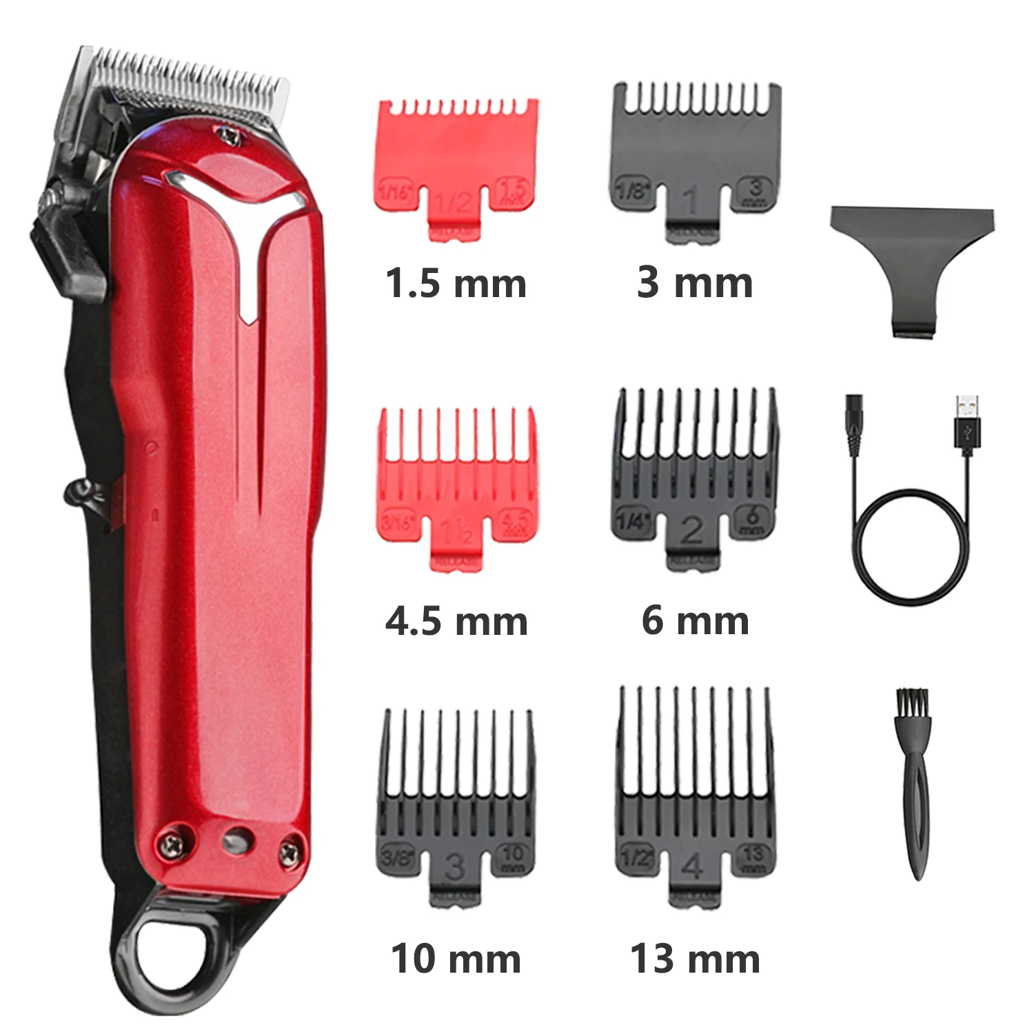 

GENKO Hair Clippers Professional Hair Trimmer for Men Electric Fast Hair Cut Barber Hair Cutting Machine Rechargeable Cordless