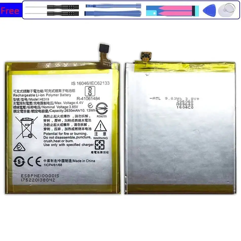

Mobile Phone Battery Fast Charging For Nokia 3 TA-1020 TA-1028 TA-1032 TA-1038 HE319 2630Mah
