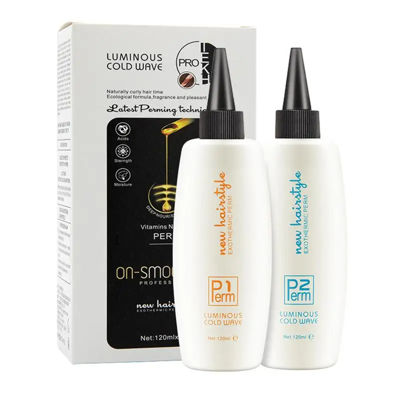 Perm Kit Voor Vrouwen Krullend Permanent Haar Kit Professionele Permanent Geur-Vrije Permanent Agent Voor Kapsalon Thuis Haarverzorging Styling