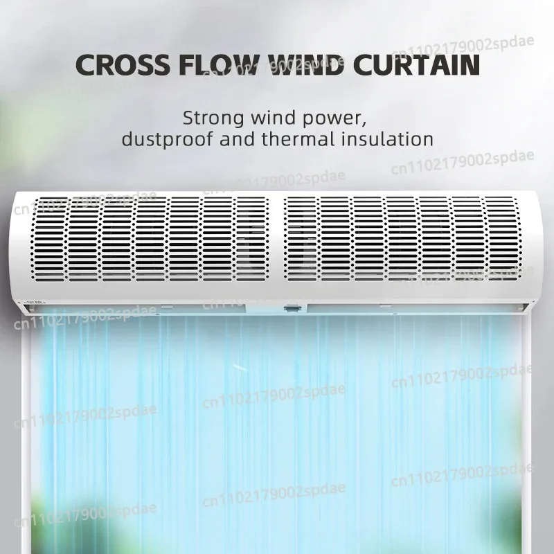 Wall Mounted Energy Saving Large Air Volume Low Noise Commercial Air Curtain Machine Door Air Barrier Cool Heat Isolator