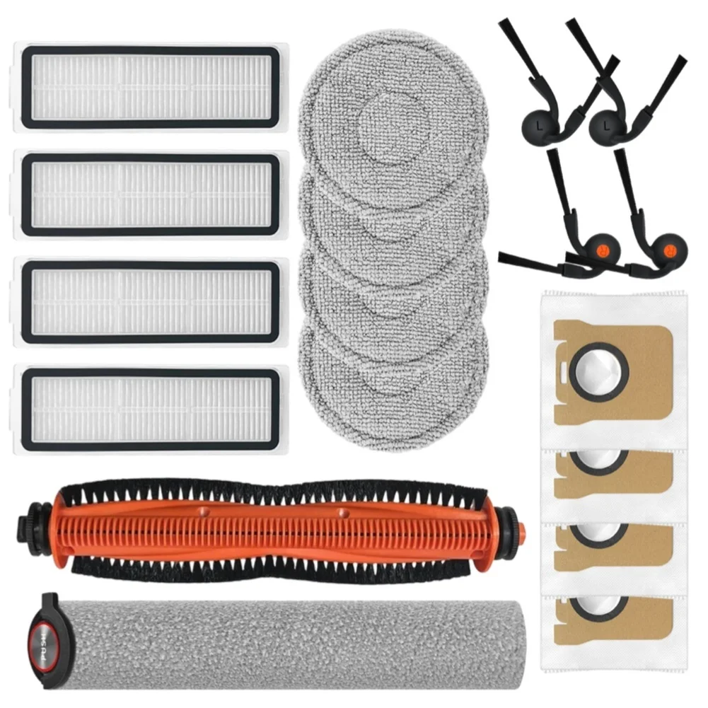 Easy Installation Vacuum Parts Accessory Anti-tangle Roller Brush As Shown PV11CN Robot Parts Corner Cleaning Design