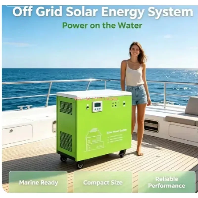 WMWMNU for Full Solar Power Kit 3-6kW Off Grid Solar Energy System with Inverter Battery Complete