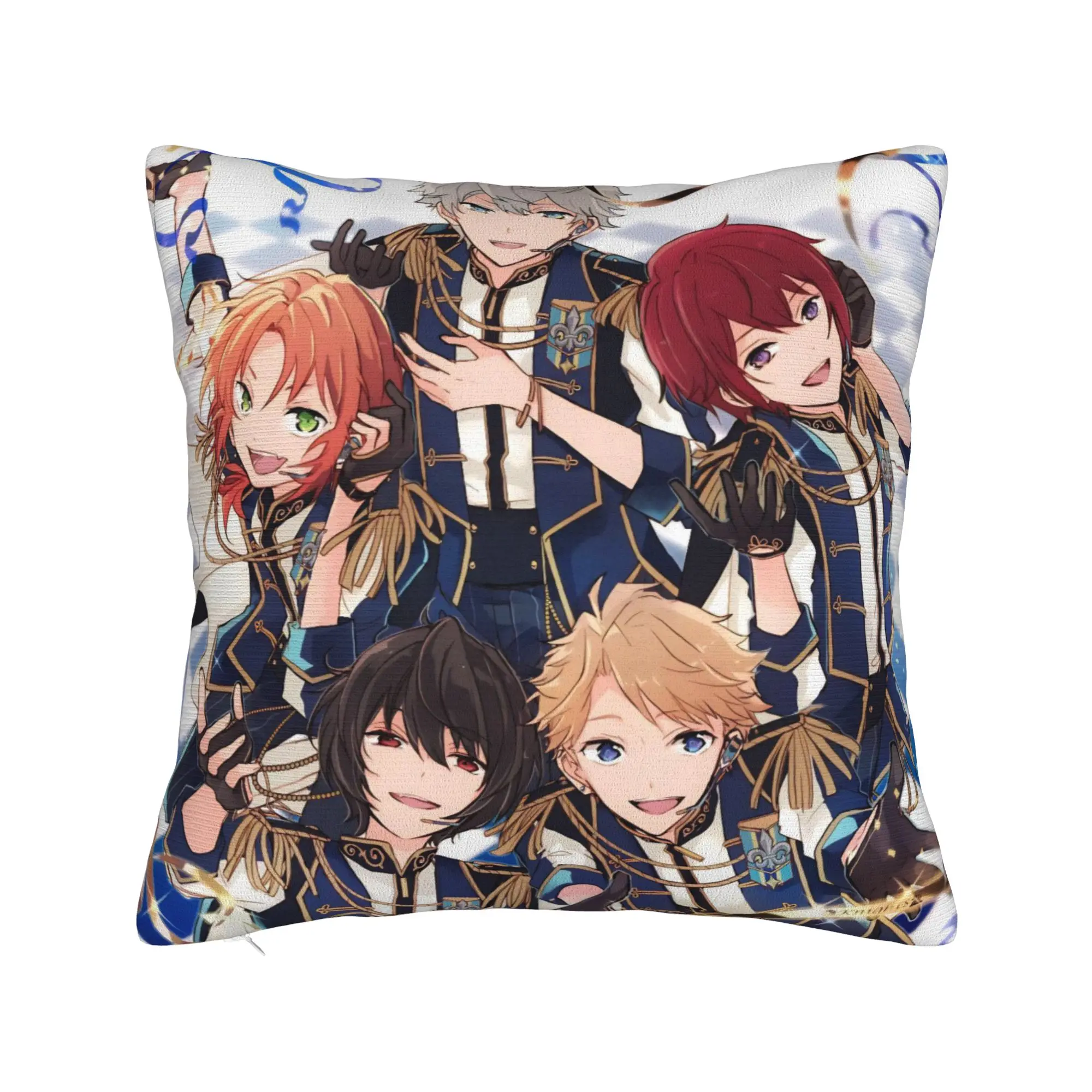 E-Ensemble-Stars Pillowcases Merch Soft Cushion Cover Decorative  Throw Pillow Case Cover Home Multi Size