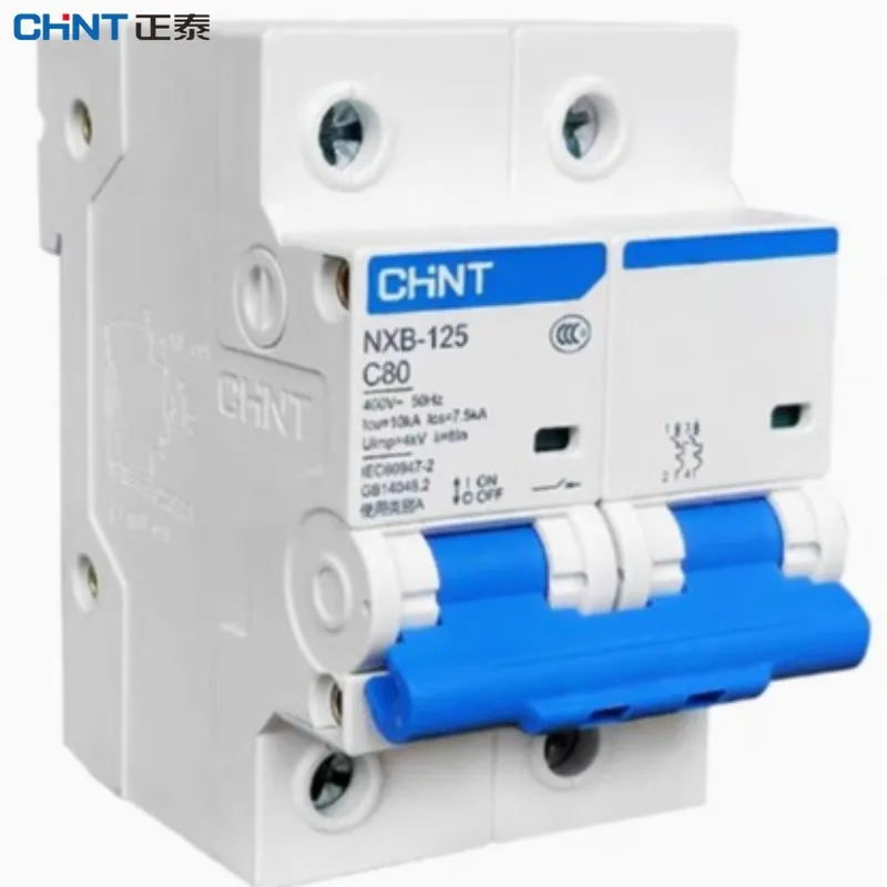

CHINT NXB-125 MCB High Current 1P 2P 3P 4P 63A 80A 100A 125A Miniature Circuit Breaker Dual Power Supply Interlock Conversion
