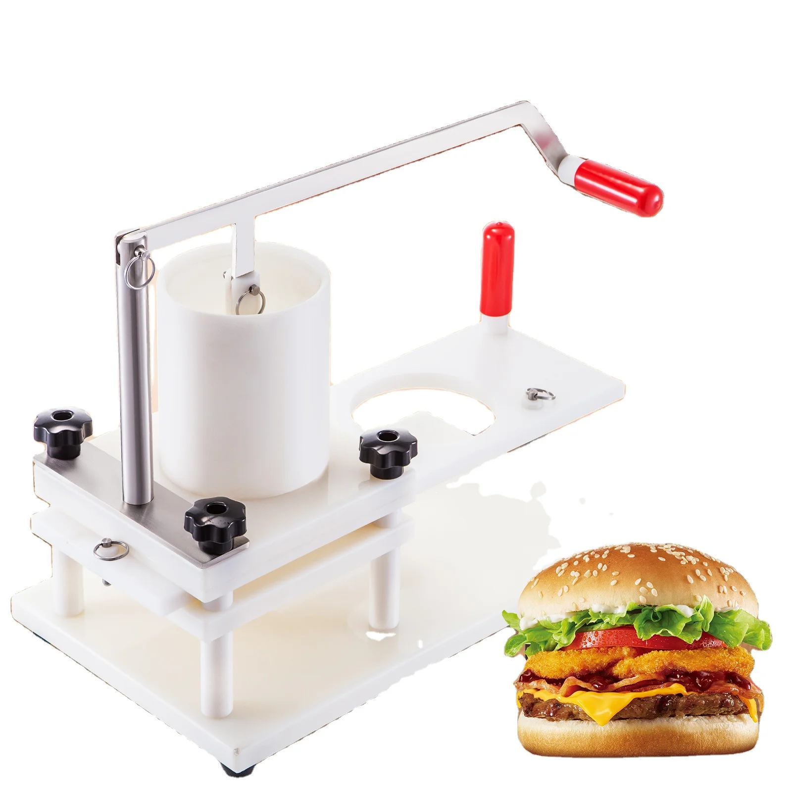 Hamburger Grill Machine Manual Burger Patty Making Machine/hamburger Meat Making Machine