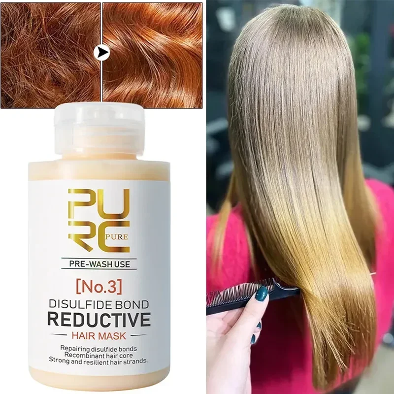 

Disulfide Bond Smoothing Repair Broken Dry Fluffy Hair Mask Prevents Breakage Loss Keratin Hair Treatment Hair Conditioner