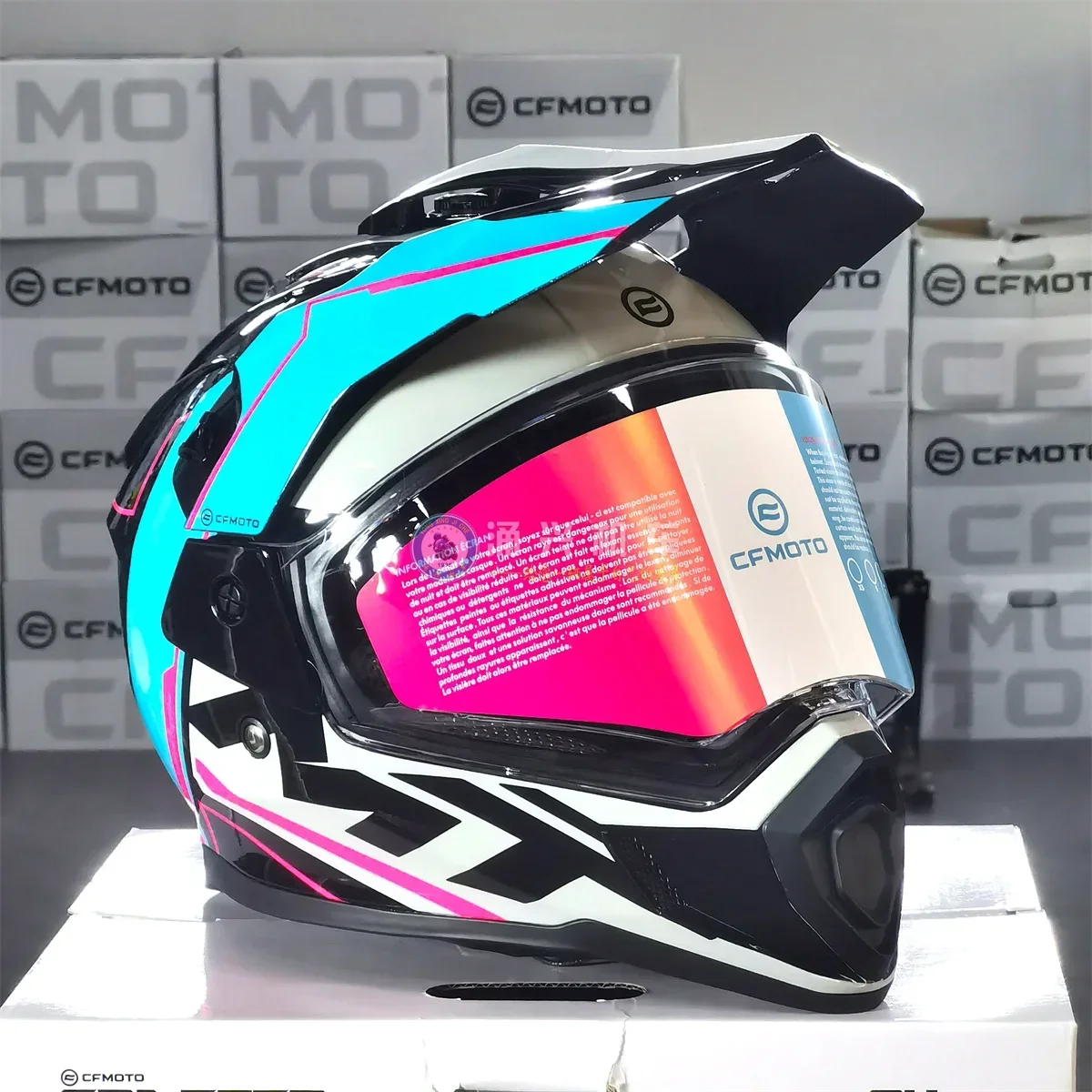 Original für CFMOTO CF 450MT 800MT Motorrad Helm Full Face Doppel Objektiv Off-road Racing Helm Capacete Cascos Para Moto