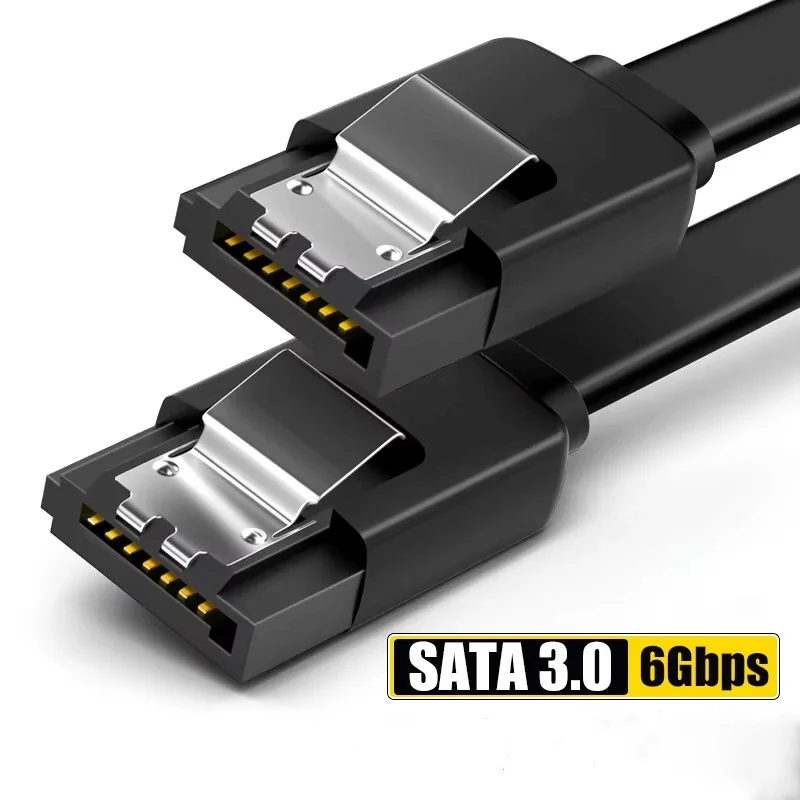 Straight Bend HDD SSD Cable SATA III Cable Super Quick Transfer Wire SATA Cable For CD Driver Writer HDD Hard Disk Cable Cord