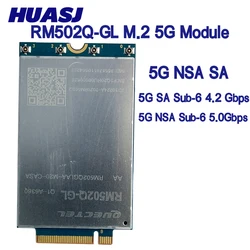 5g m.2lteモジュール,HUASJ-RM502Q-GL,5g nr,cat20 nsaおよびsa,5gカード