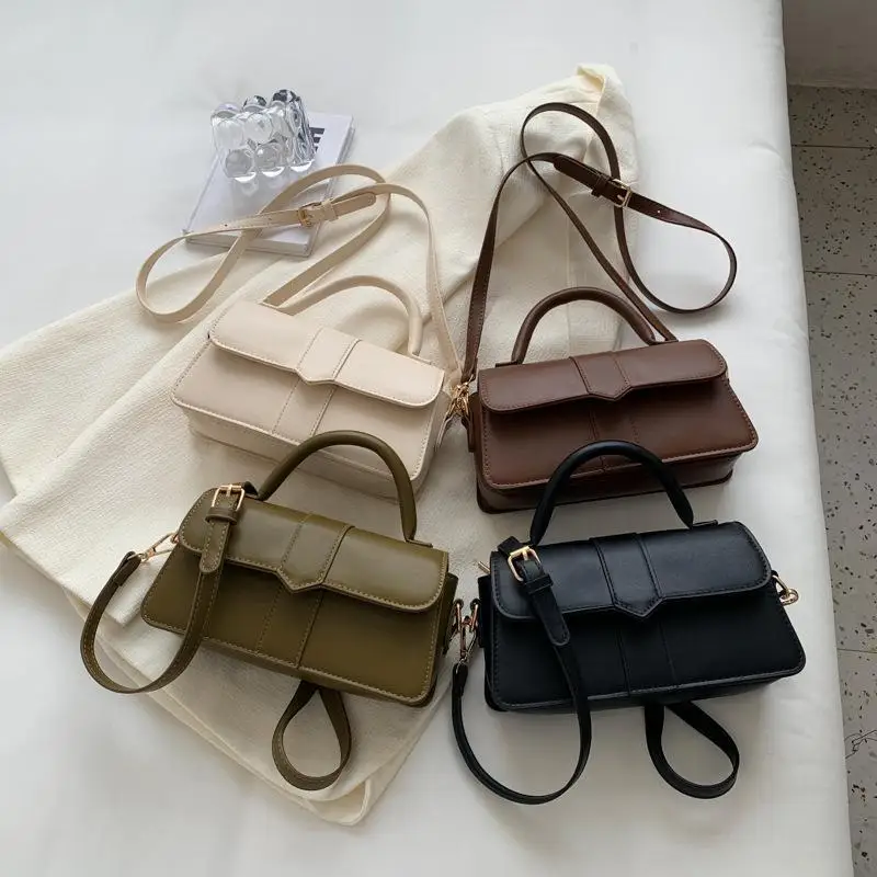 Solid Female Crossbody Messenger Bags 2024 Saddle PU Spring Autumn Women Strap High Quality Shoulder Bag Handbags Purses