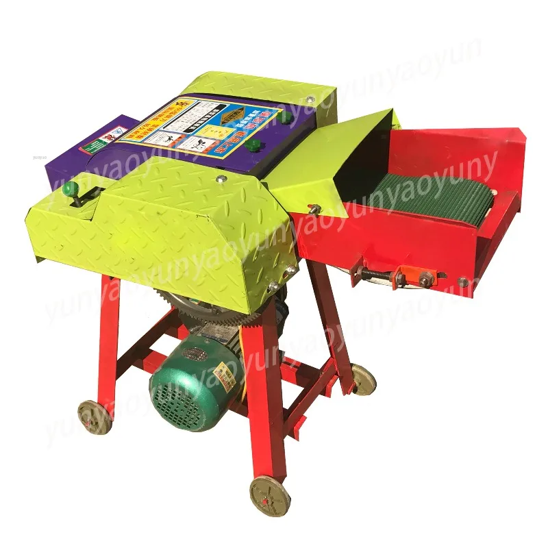 Electric Household Hay Chaff Cutter Process Forage Into Animal Feed
