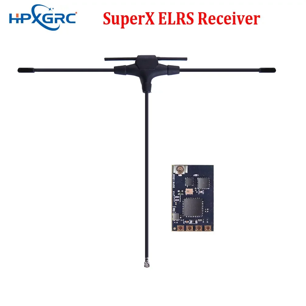 

HPXGRC SuperX LR1121 ELRS Nano Receiver,2.4G/915M Dual Band Long Range for FPV Racing Drone, ExpressLRS 3.x Compatible, 16CH PWM