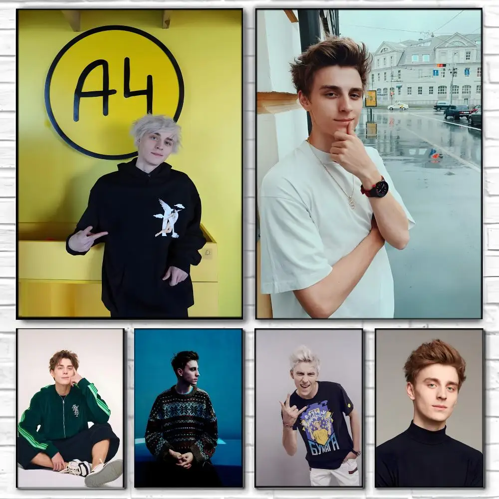Comedy Content Creator V-Vlad A4 Poster  Self-adhesive Art Waterproof Paper Sticker Coffee House Bar Room Wall Decor