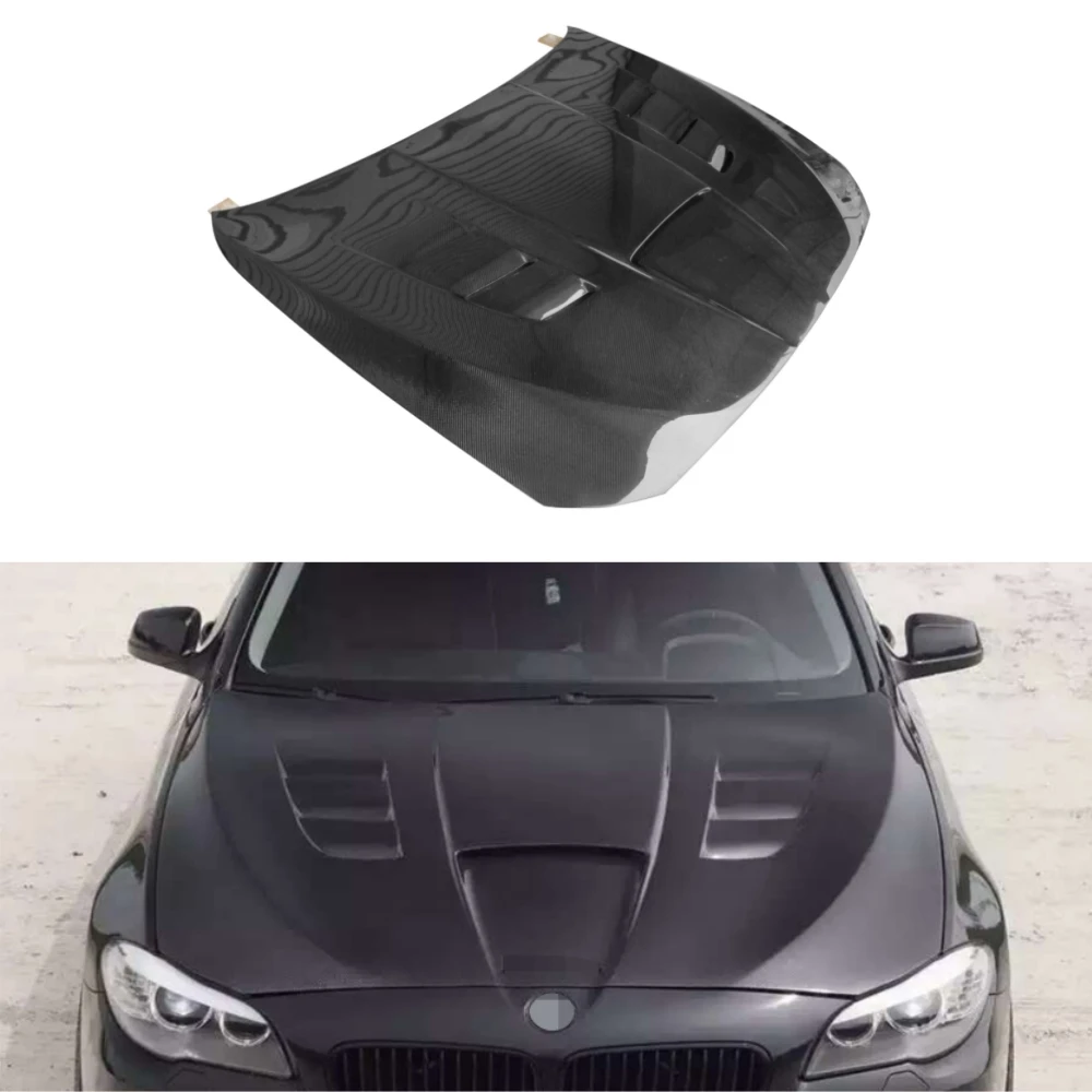 

Передний капот F10 в стиле Mammoth, передний капот из углеродного волокна для 5 серии F10 2011-2017 F10, передний капот