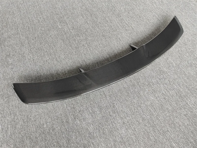 سبويلر خلفي على شكل حرف N من ألياف الكربون الحقيقية لسيارة فيراري 488 GTB طقم هيكل سبايدر حافة المصد الأمامي الناشر الخلفي #3