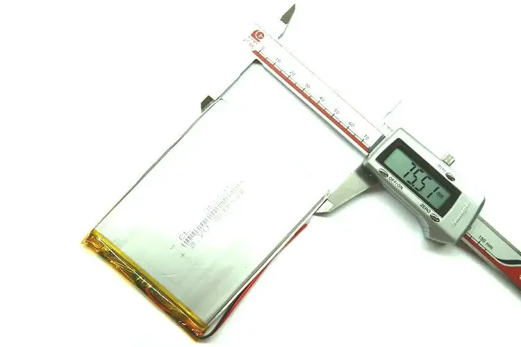 Batería de litio PDA para tableta doméstica de 3800mAh 3575100   batería de polímero de litio integrada de 3,7 V.