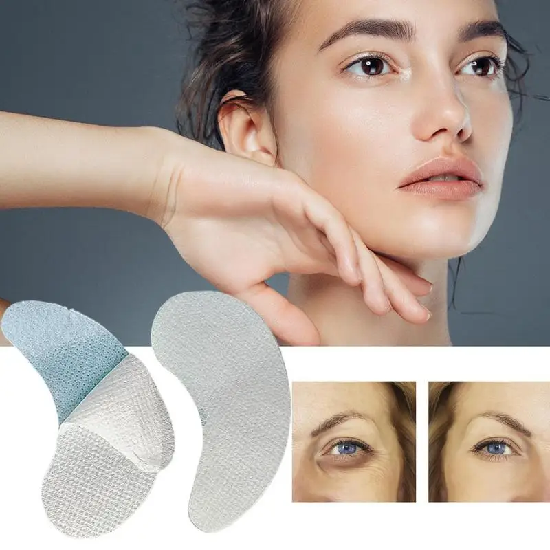 Benda per gli occhi proteica solubile sotto gli occhi maschera 1 paio solubile idratante occhi gonfi Patch Anti-occhiaie maschera per gli occhi naturale