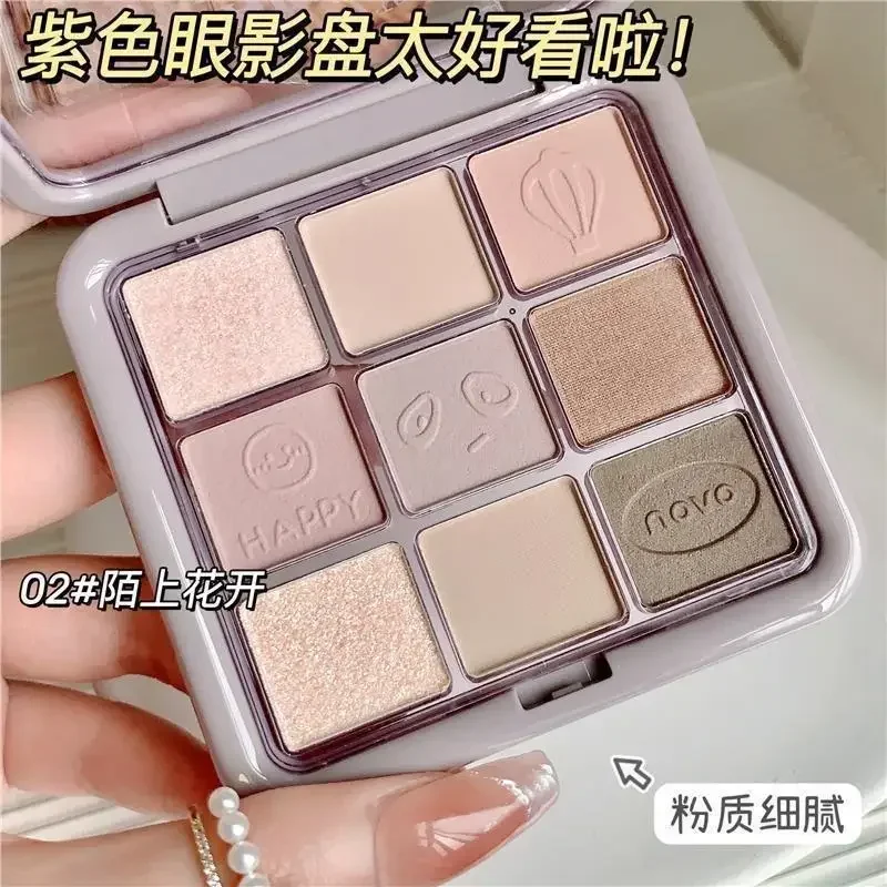 9 Color Professional Eyeshadow Palette Matte Glitter Long-lasting Waterproof Eye Makeup Palette Soft Makeup Sets Korean Makeup