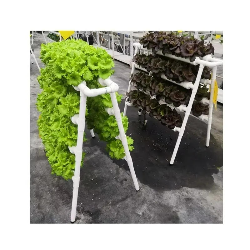 Sistema idroponico per tubi in PVC per interni Sistema idroponico completo per l'agricoltura
