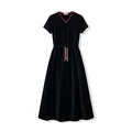Burgundy cords maxi