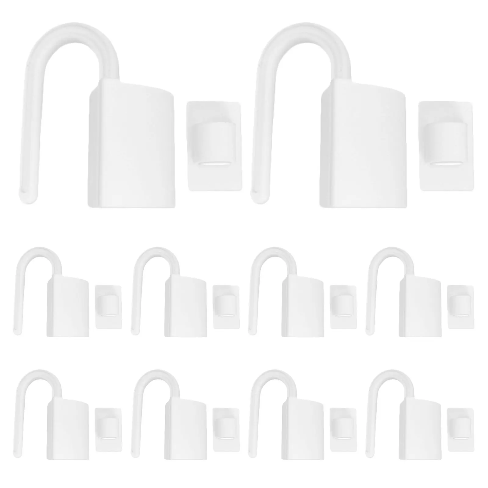 10pcs Anti-Pinch Clips Door Holder Wedge For Home Office Mall Lightweight Compact Non-Slip Door Stopper Tool Hardware Lock