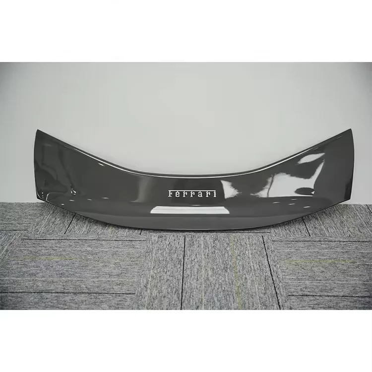 High Quality BatFury Aero Dry Carbon Fiber Rear Spoiler Car Wing For Ferrari 296