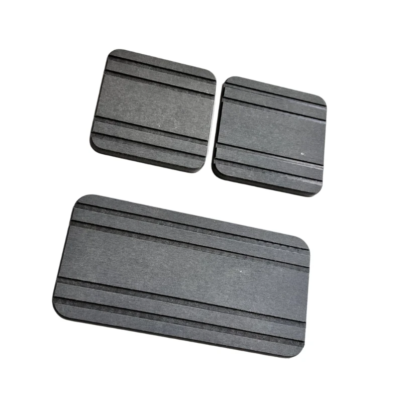 Diatomite Sink Tray Set, 3-Piece Countertop Water Tray with Grooved Top for Soap Dispenser, Bathroom Counter Use B03E
