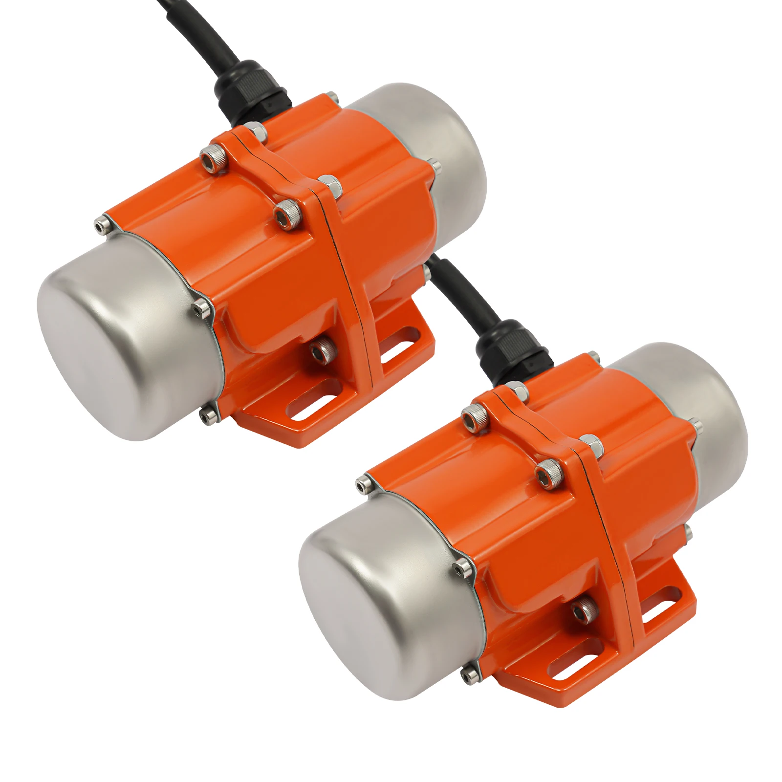 

110V Vibration Motor Single Phase IP66 Waterproof Asynchronous Aliminium Alloy Case 1500-3600 RPM Infinitely Adjustable Speed