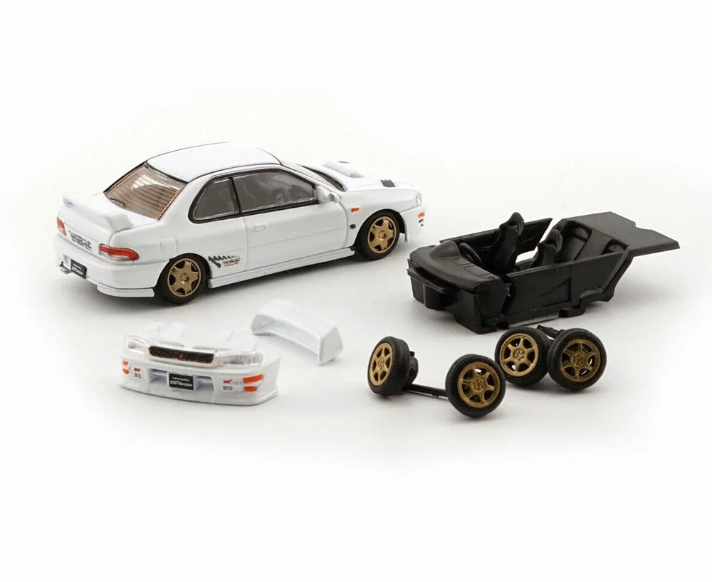 BMC 1:64  Impreza WRZ Type-R3-6 Gen Diecast Alloy Toy Cars Simulation Model By BM Creations For Collection gift