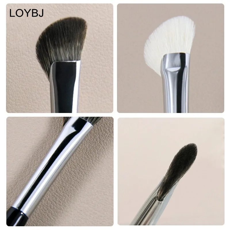 LOYBJ 3D Nose Shadow Brush V Face Contour Makeup Brushes Soft Hair Blush Highlight Powder Cosmetic Women Facial Beauty Tools