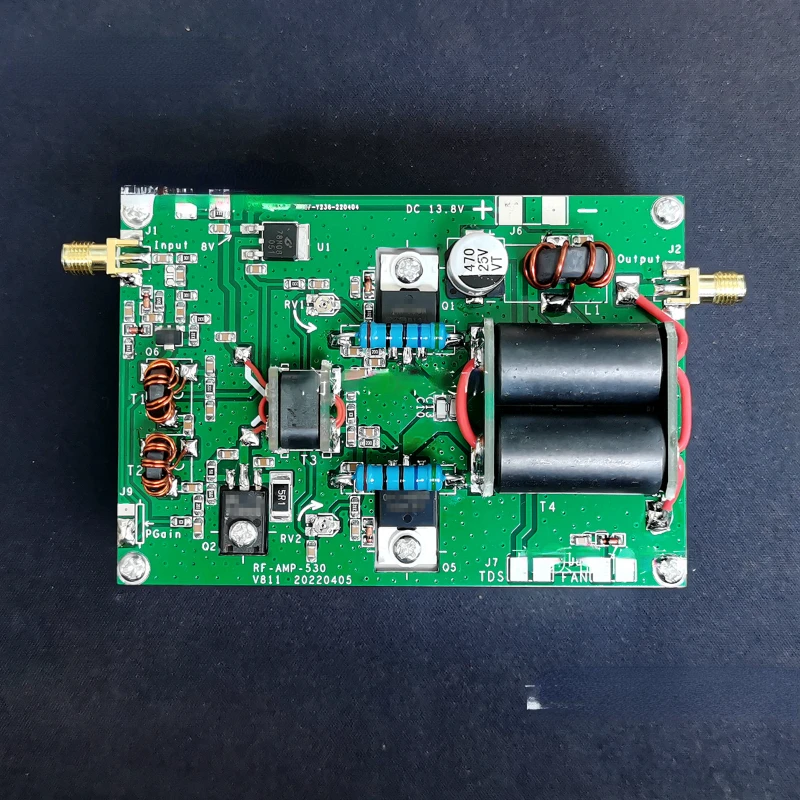 (Parts) 45W linear high-frequency power amplifier, radio station, short-wave power amplifier board, wireless power transmission