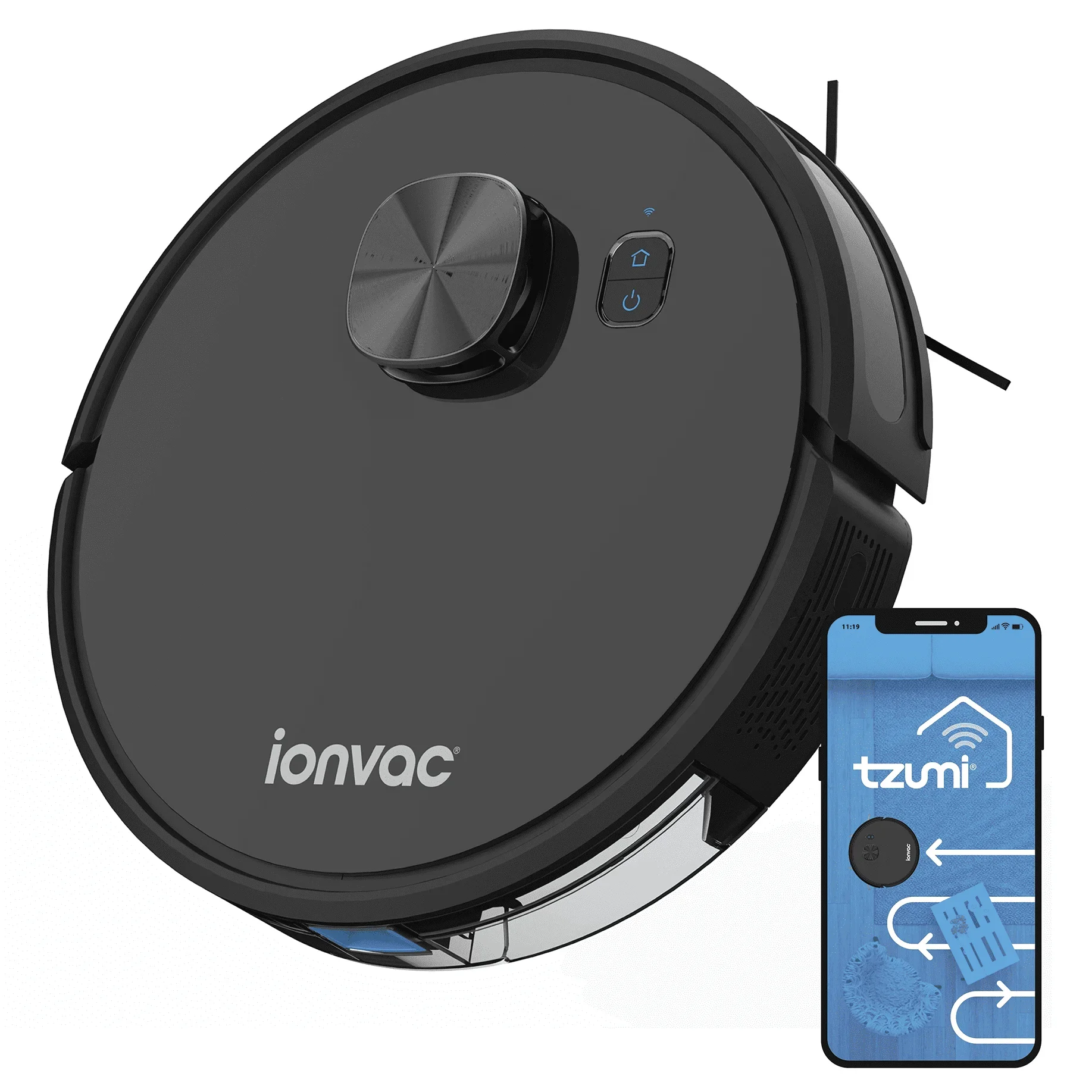 2023 New Ionvac SmartClean 2000 Robovac - WiFi Robotic Vacuum with App