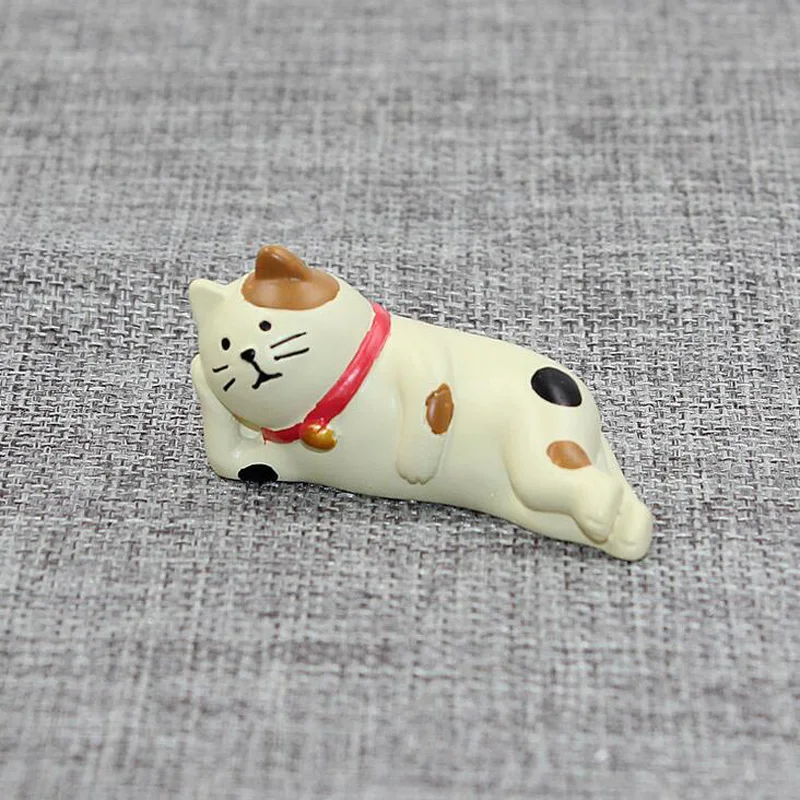 Sleeping Decole Cat Pig Panda Frog Miniature Figurine Craft Home decoration fairy garden animal statue Toy Figurine