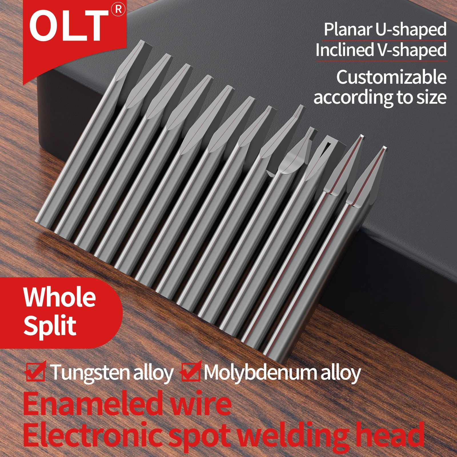 ZHZZ Molybdenum electrode head,enameled wire spot welding head,universal precision spot welding head U855,U935,U876,U848,DK2020