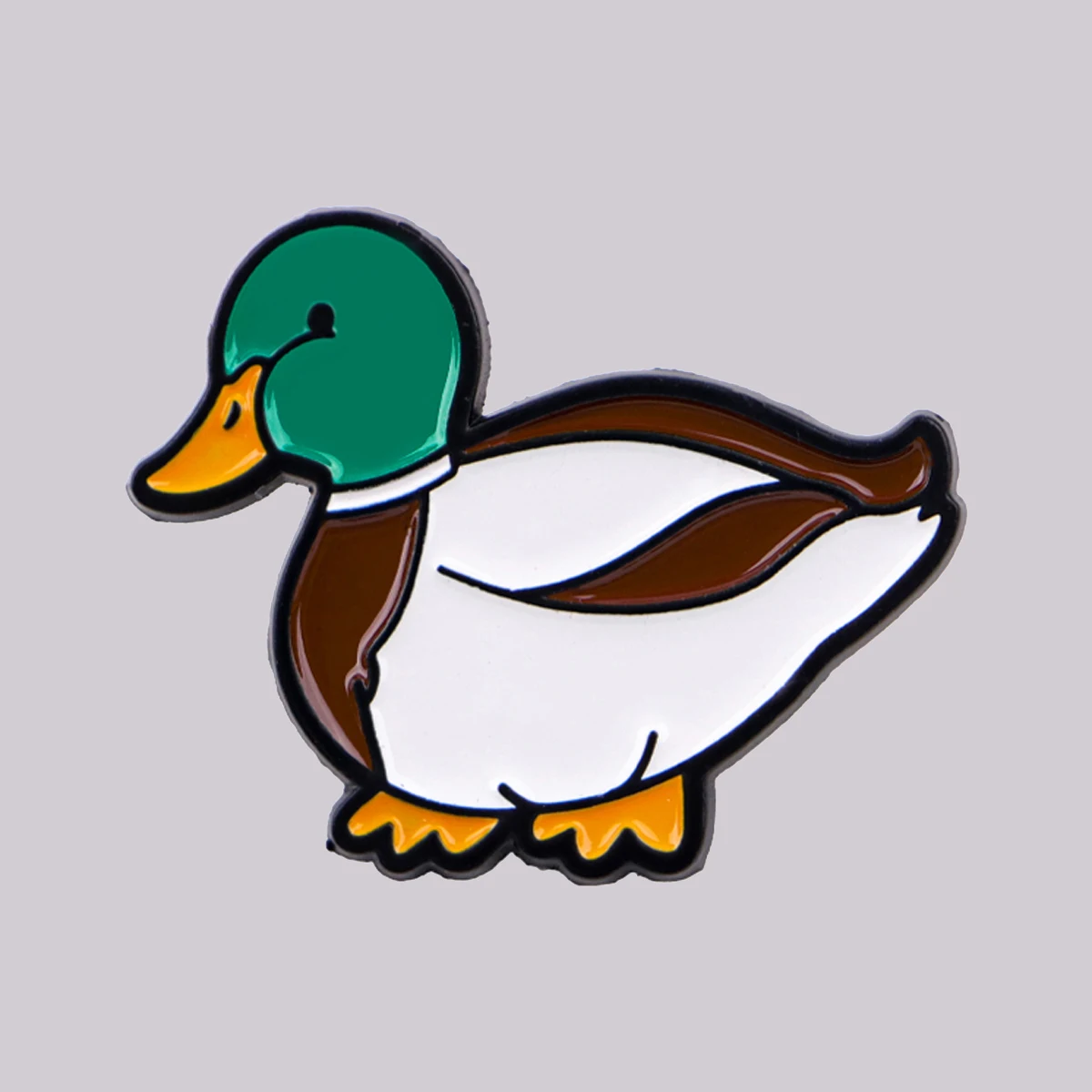 Niedliche Enten-Emaille-Anstecknadel, Cartoon-Brosche, Anstecknadel, Abzeichen auf Rucksack, Kleidung, Accessoires, Tierschmuck, Freunde, Geschenke