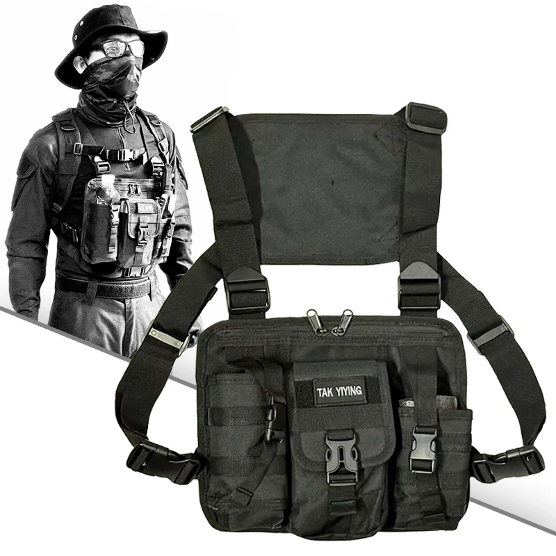 

New Tactical Chest Equipment Bag Multifunctional Men Outdoor Fishing Hunting Hiking Communting Bag Portable Travel Fanny Pack