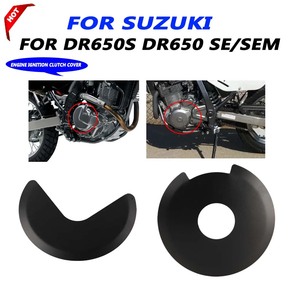 Motorcycle Engine Ignition Clutch Cover Case Guards Protector Set For SUZUKI DR650 DR 650 DR650SE 1996 - 2024 DR650S 2015 Parts