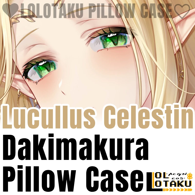 Lucullus Celestin Dakimakura Kuroinu Pillowcase Hugging Full Body Pillow Case Cushion Cover Home Bedding Decor Otaku Gift BLT