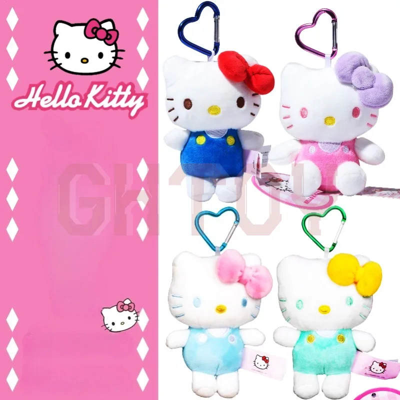 

13cm/5.12in MINISO Pendant HelloKitty Plush Toy Gifts Desktop Display Ornaments Collections Birthday for Girls Christmas Kawaii