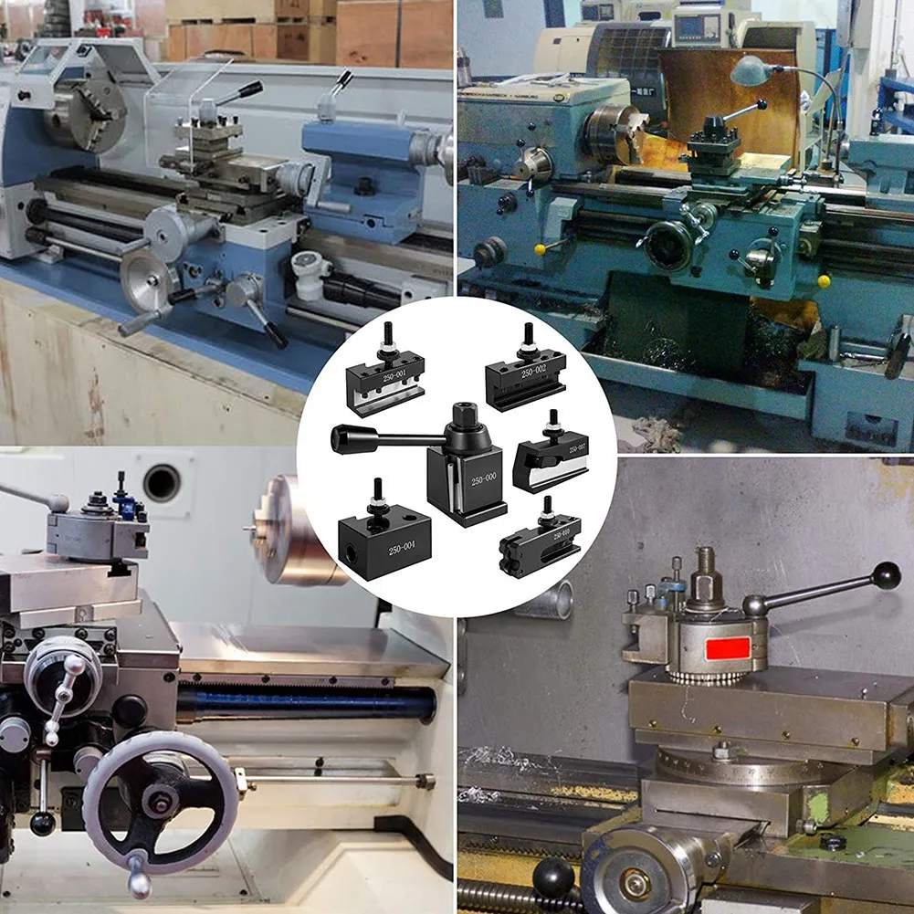 WBELK 선반 도구 홀더, 1/2인치 선삭 도구용 금속 선반 도구 포스트용 도구 세트 변경, 250-000 미니 선반 도구 포스트