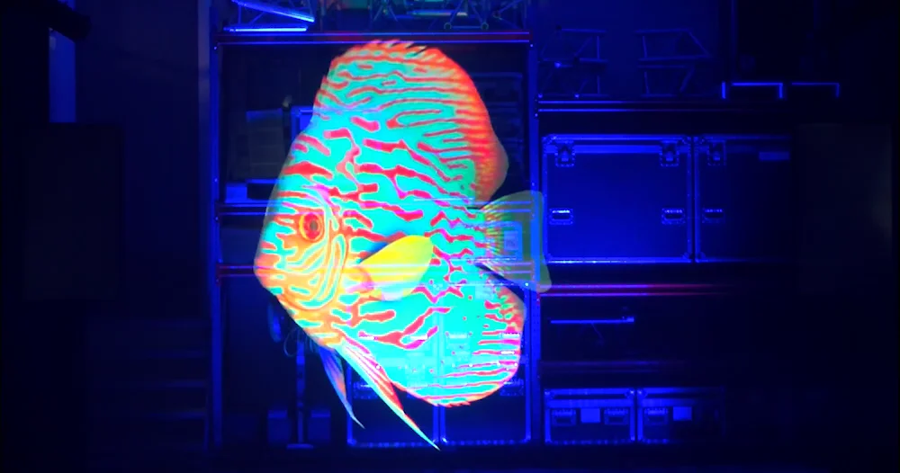 شاشة شاش هولو ثلاثية الأبعاد من Pepperscrim، شاشة عرض شبكية ثلاثية الأبعاد متينة