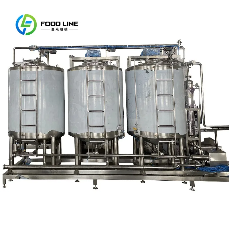 Customized size Multifunctional CIP cleaning system food and beverage equipment