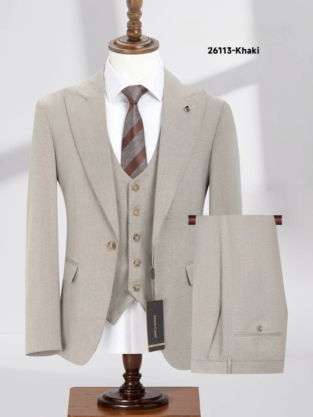 High Quality Decent Men's 3-pieces Suit Elegant Peak Lapel One Button Tuxedo For Man Formal Business Party Casual Outfit