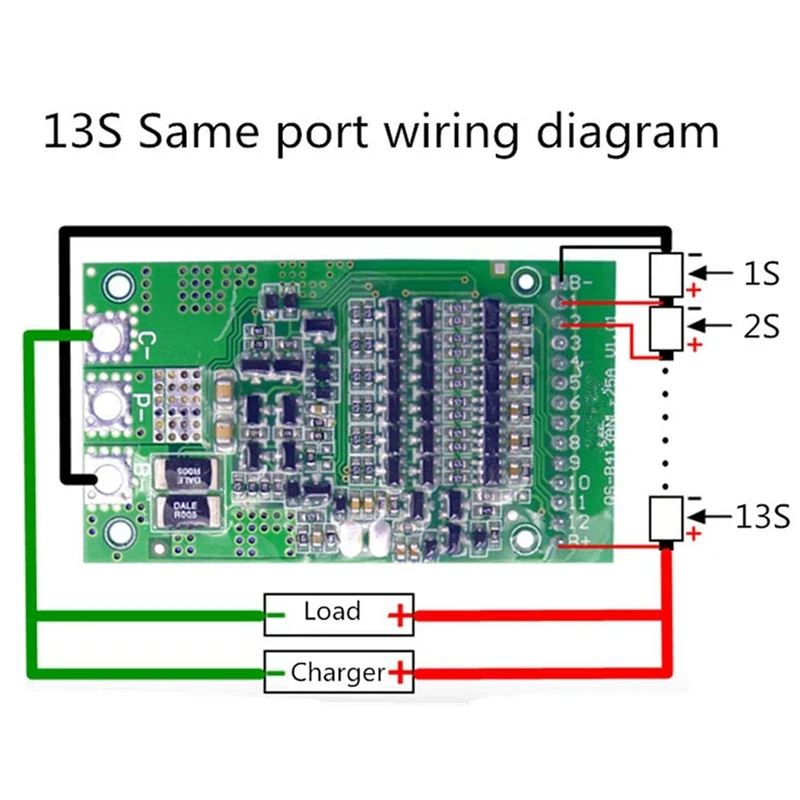 6S-13S 7S 12S 25a Lifepo4 Leven 18650 Batterij Cel Bms Oplader Bescherming Board 3.2V