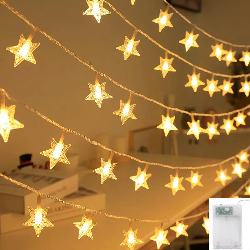 1.5M/3M Star light string, starry sky, camping outdoor atmosphere light, battery powered LED tent camping light