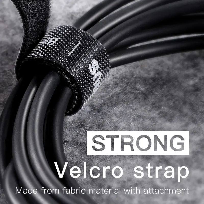 Baseus uniwersalny Audio wideo sieci Organizer do kabli dla doskonalić biuro linia danych przewód nawijarka do drutu kabel do ładowarki USB Organizer do kabli klip do organizatora