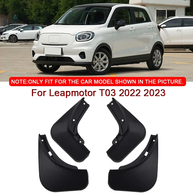 

Fit For Leapmotor T03 2022 2023 Car Styling ABS Car Mud Flaps Splash Guard Mudguards MudFlaps Front Rear Fender Auto Accessories