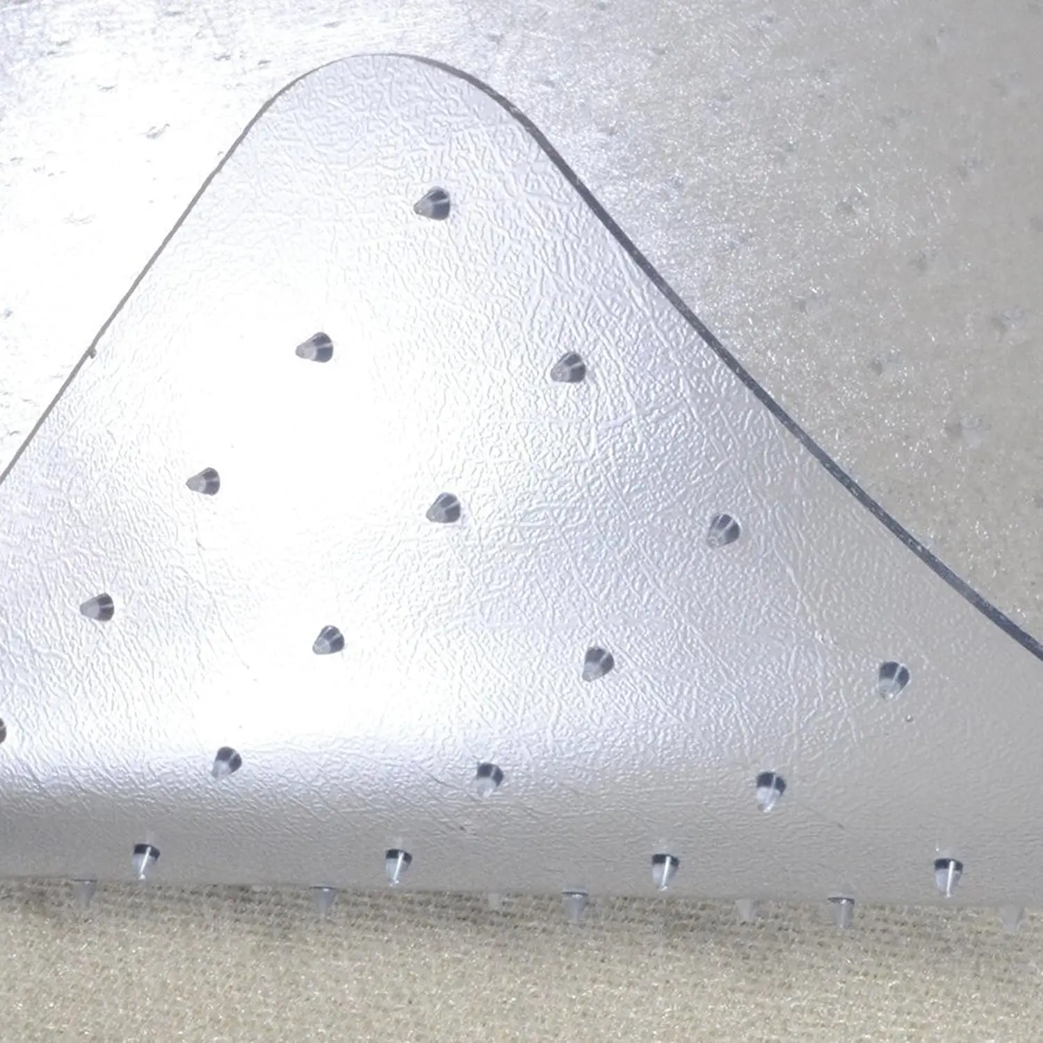 Office Chair Mat for Low Pile Carpet, 46" x 60", Clear